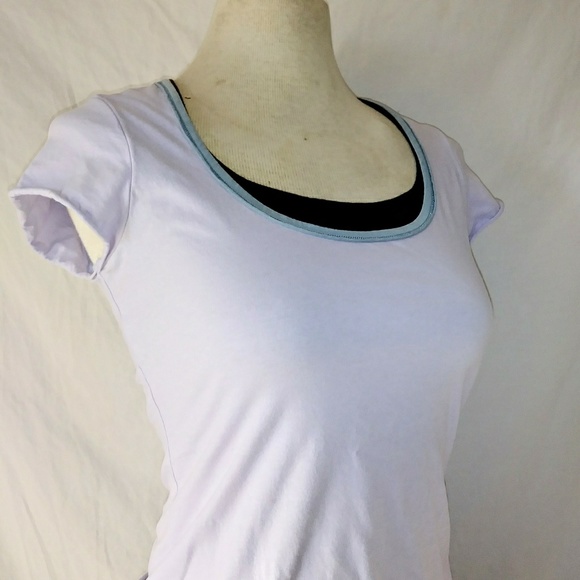 ATHLETA 2-Layer Cotton T-Shirt - Picture 2 of 5